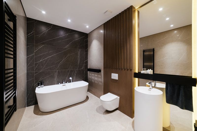 Layered Lighting in Modern Bathrooms